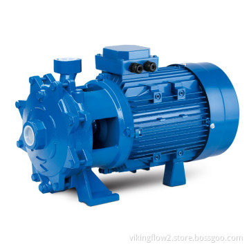 twin impeller water pump with motor support
